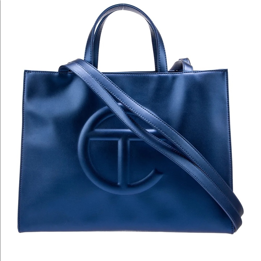 BNWT SOLD OUT TELFAR COBALT BLUE MED SHOPPING BAG